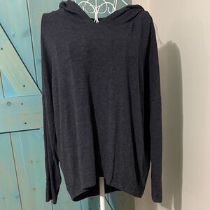 Navy Hooded Long Sleeve sweater